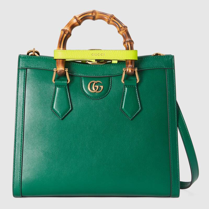 Gucci Diana Small Tote Bag Shoulder Bag 660195 Green